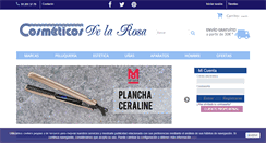 Desktop Screenshot of cosmeticosdelarosa.com